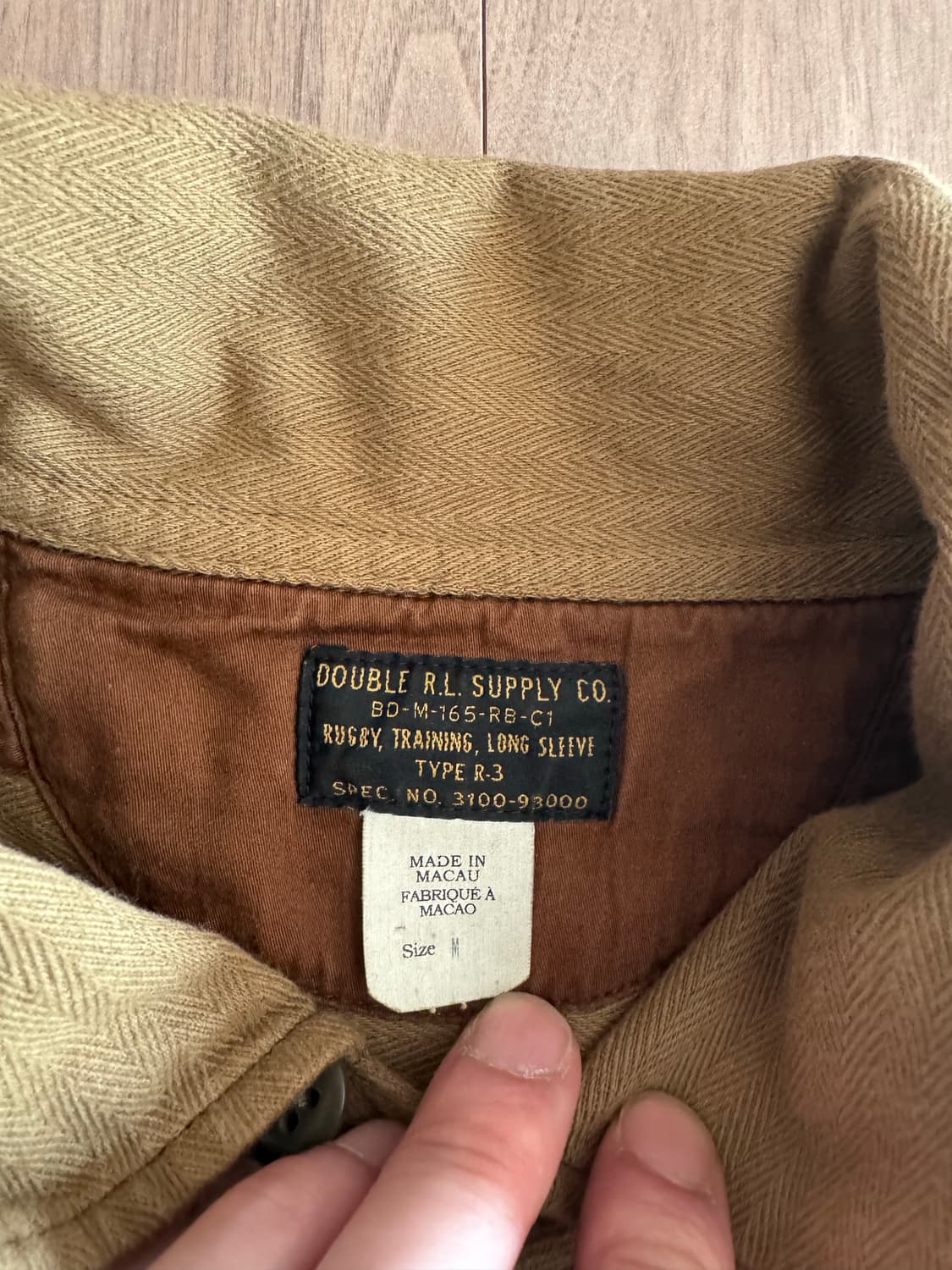 더블알엘 크레스트 패치 럭비 저지 폴로 셔츠 M사이즈 상품이미지2