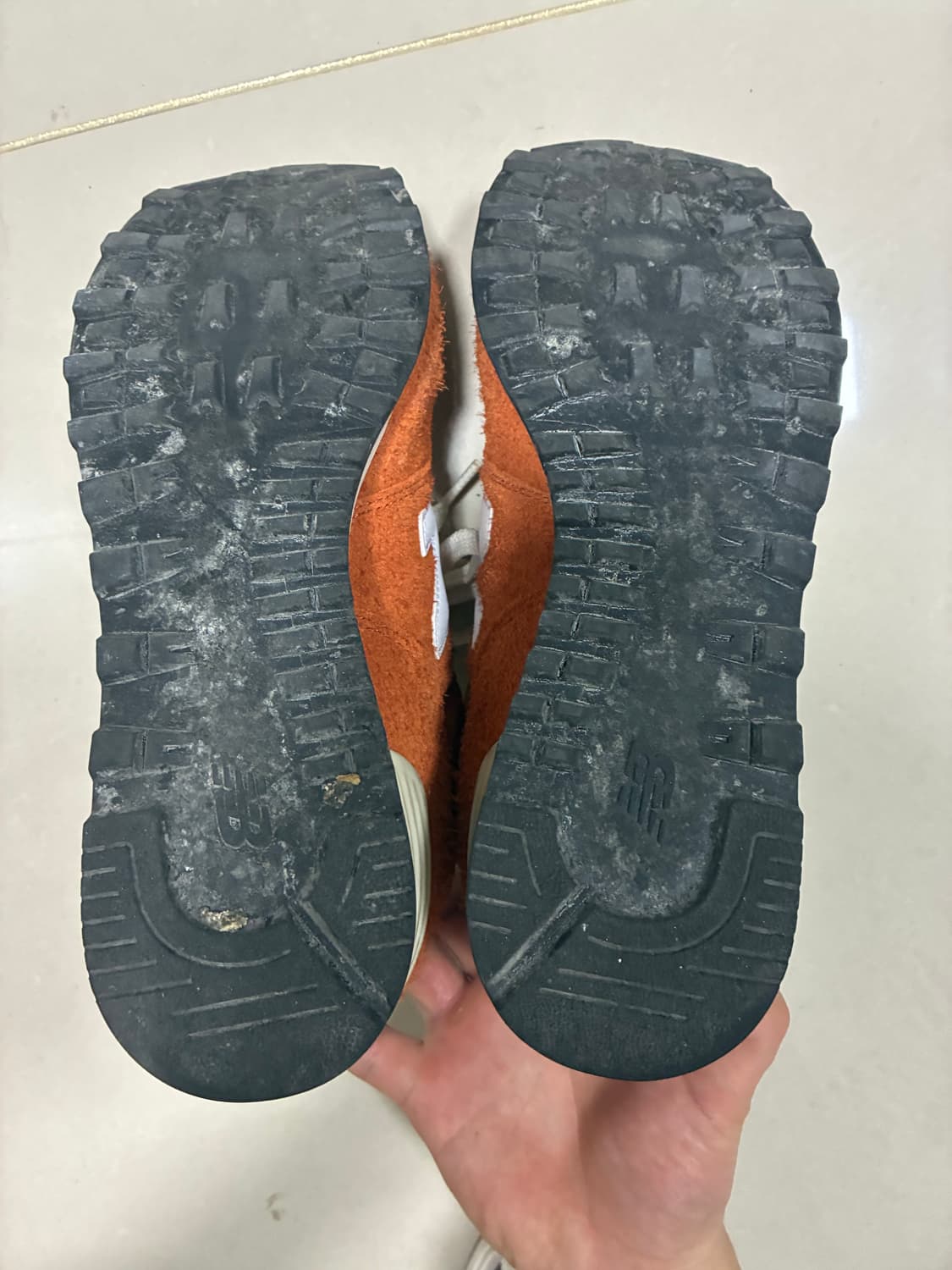 뉴발란스 574 오렌지 버스트 화이트 상품이미지3