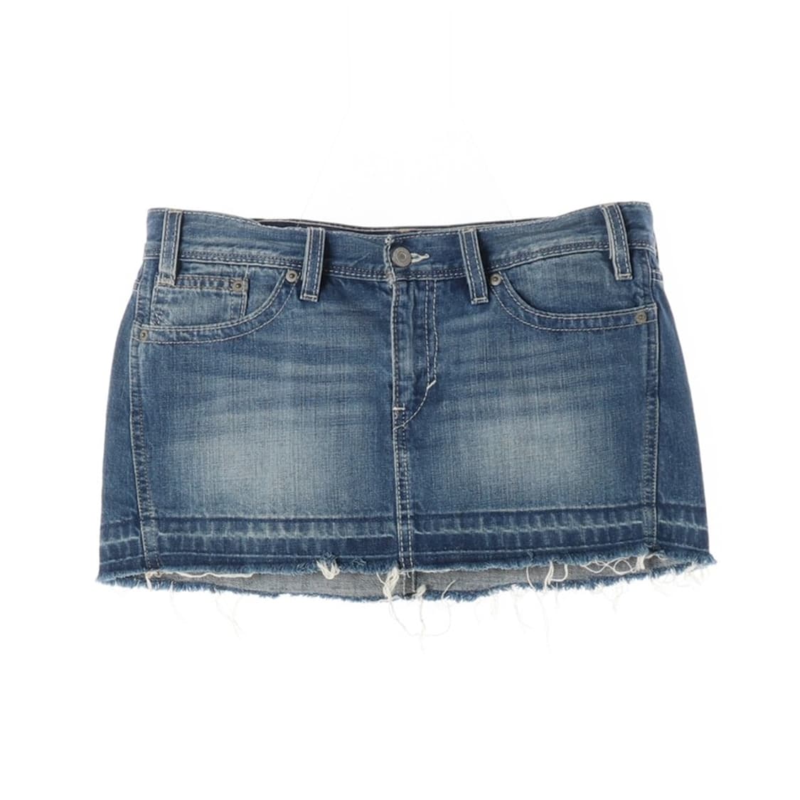 리바이스 컷오프 워싱 데님 미니스커트 27 상품이미지1