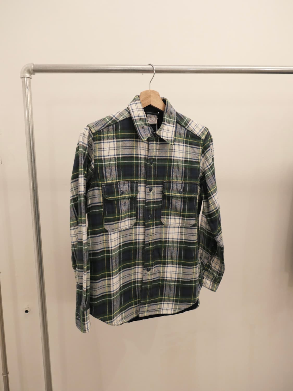 캡틴 선샤인 x 빔즈 플란넬 체크 셔츠 상품이미지1