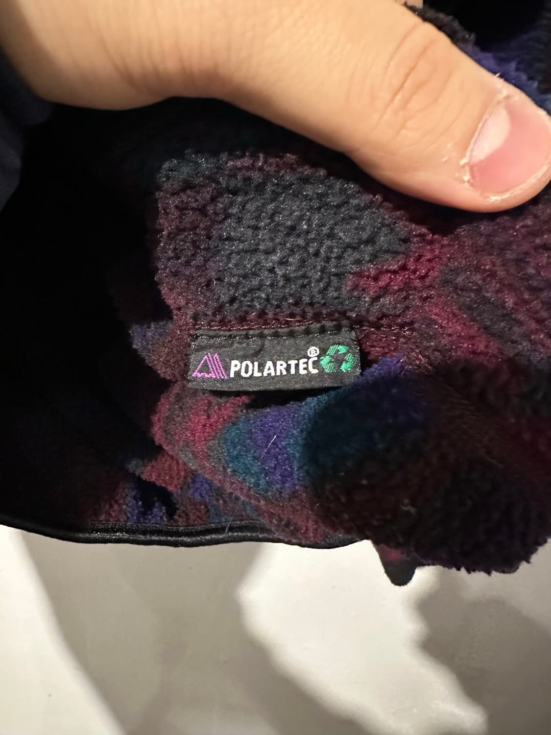 빈티지 90s Rei 패턴 플리스 하프 집업  상품이미지4