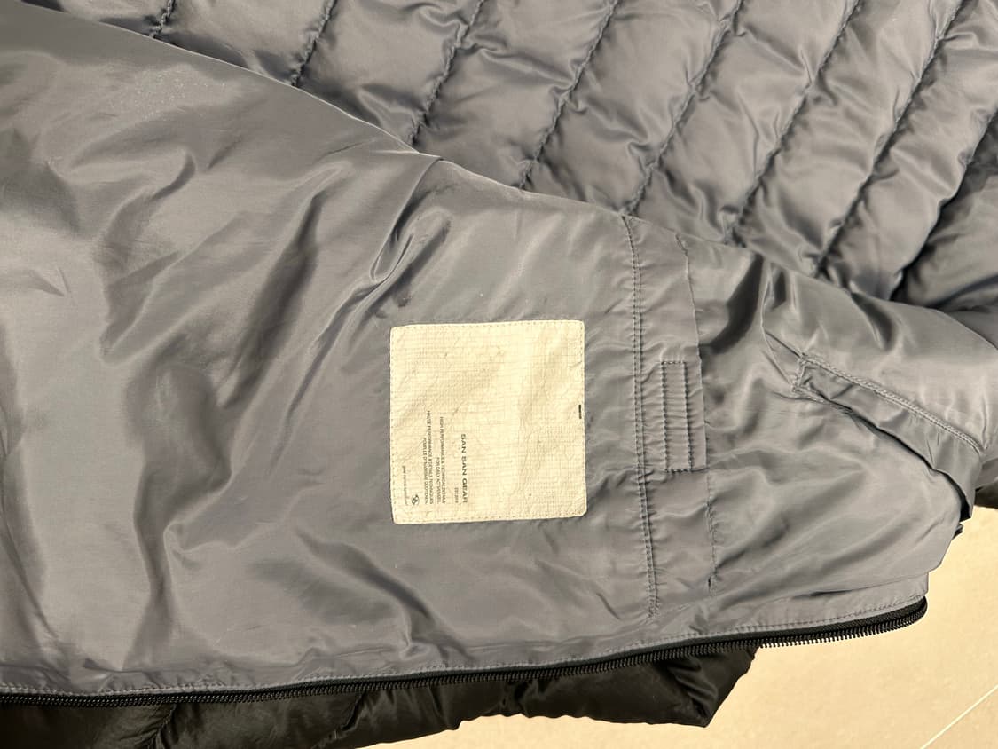 산산기어 서픽스 패딩 블랙 2size 상품이미지6