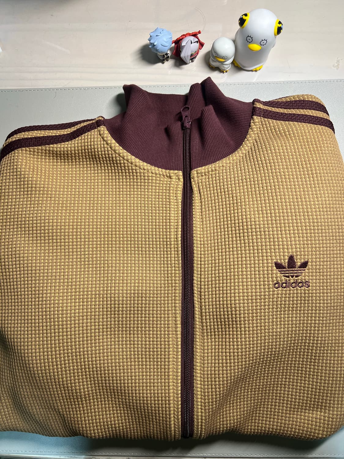 아디다스 니트 트랙탑 L 데저트 브라운 상품이미지1