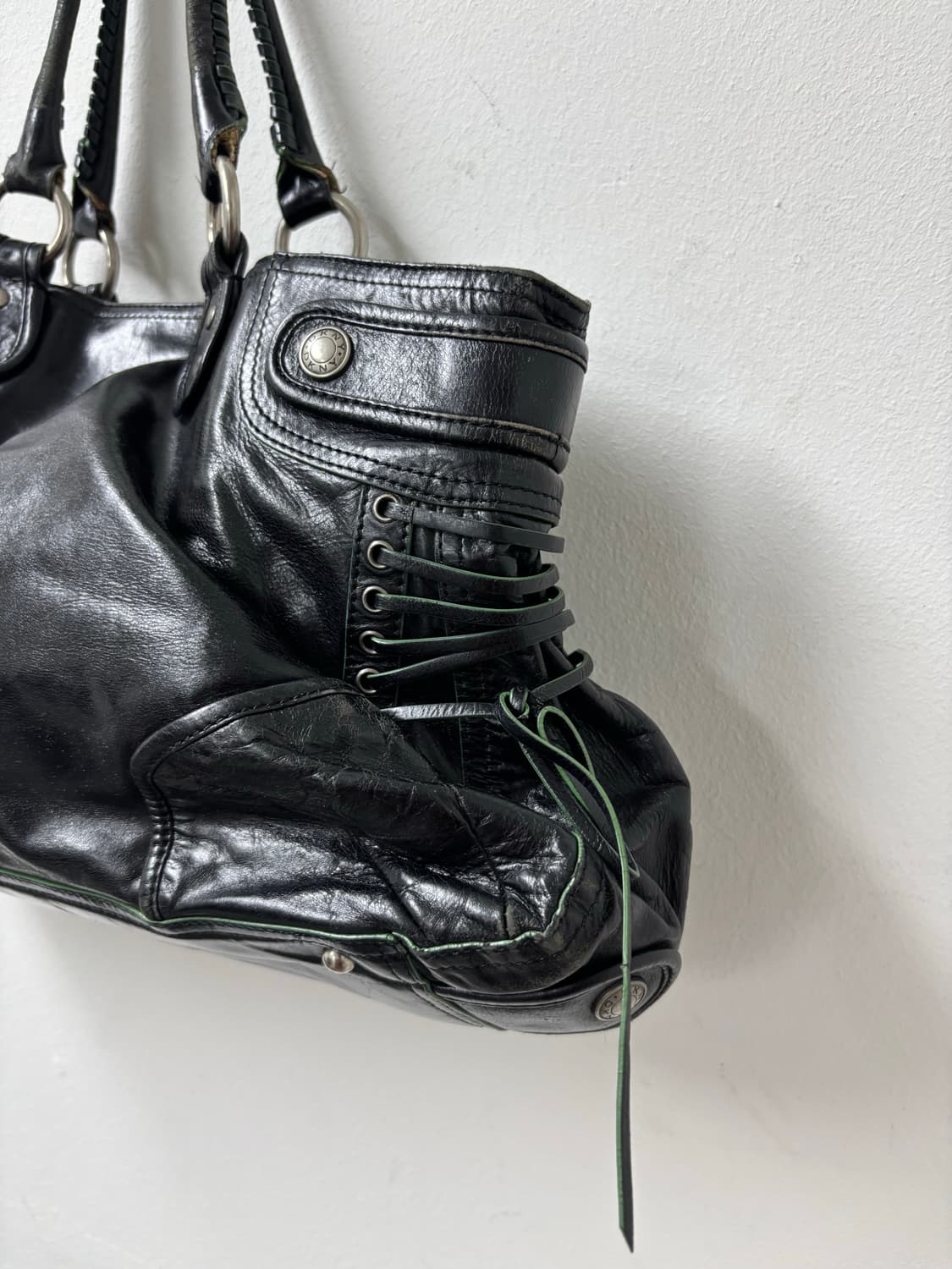 “DNKY” 00s Rare Pinterest Design Lace-Up 상품이미지9