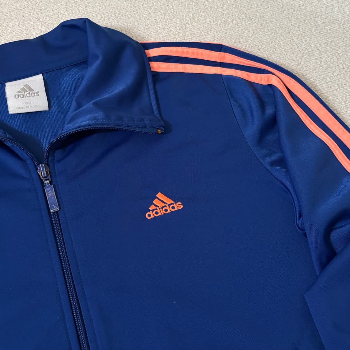 아디다스 블루 스몰로고 트랙탑 져지 상품이미지2