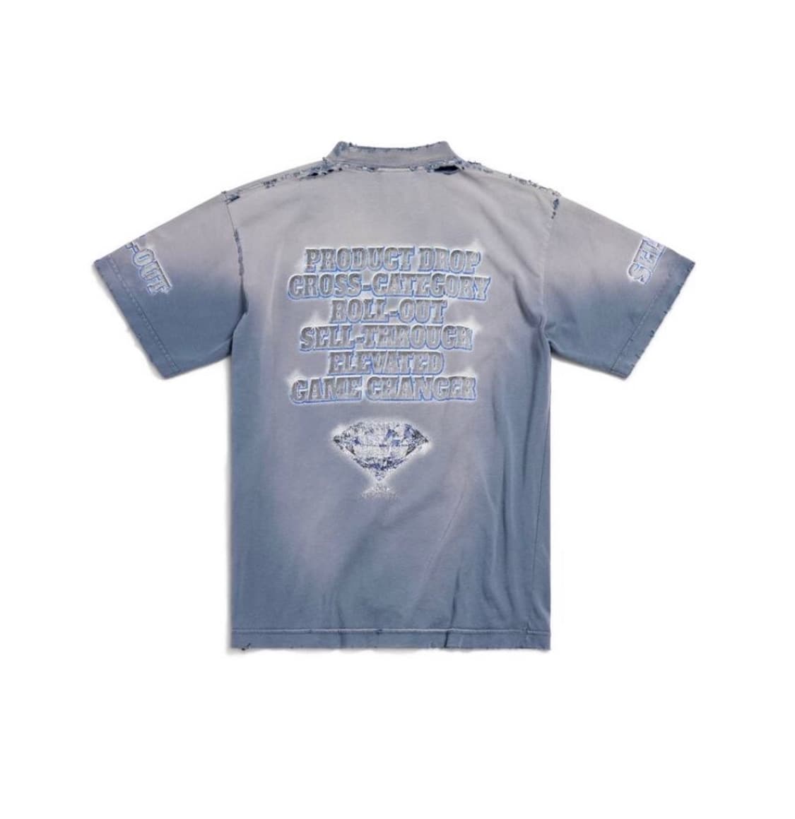 발렌시아가 snbn 스몰핏 티셔츠 상품이미지5