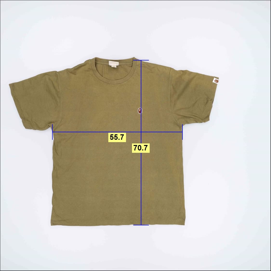 XL 베이프 빈티지 반팔 티셔츠 0227M 상품이미지6