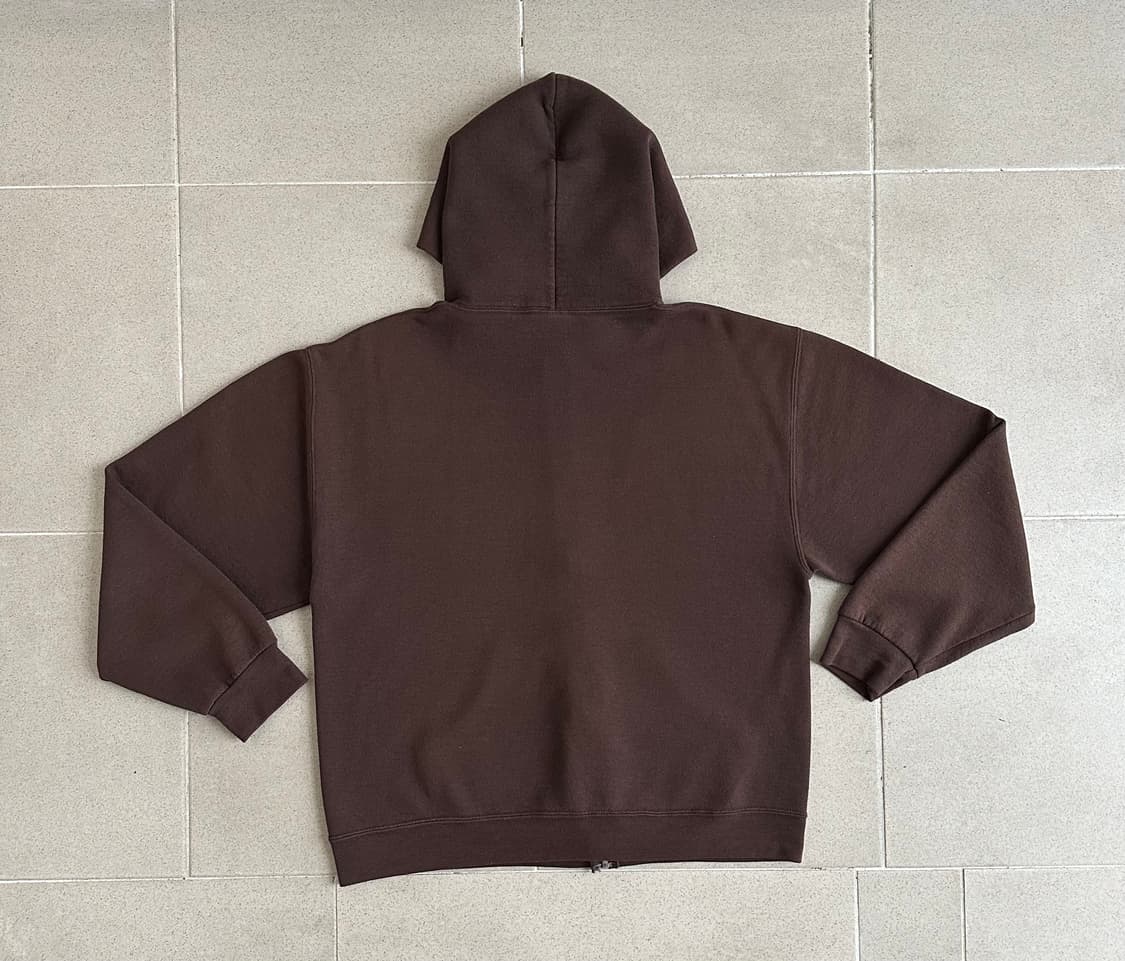 빈티지 러셀 후드집업 브라운 M 상품이미지2