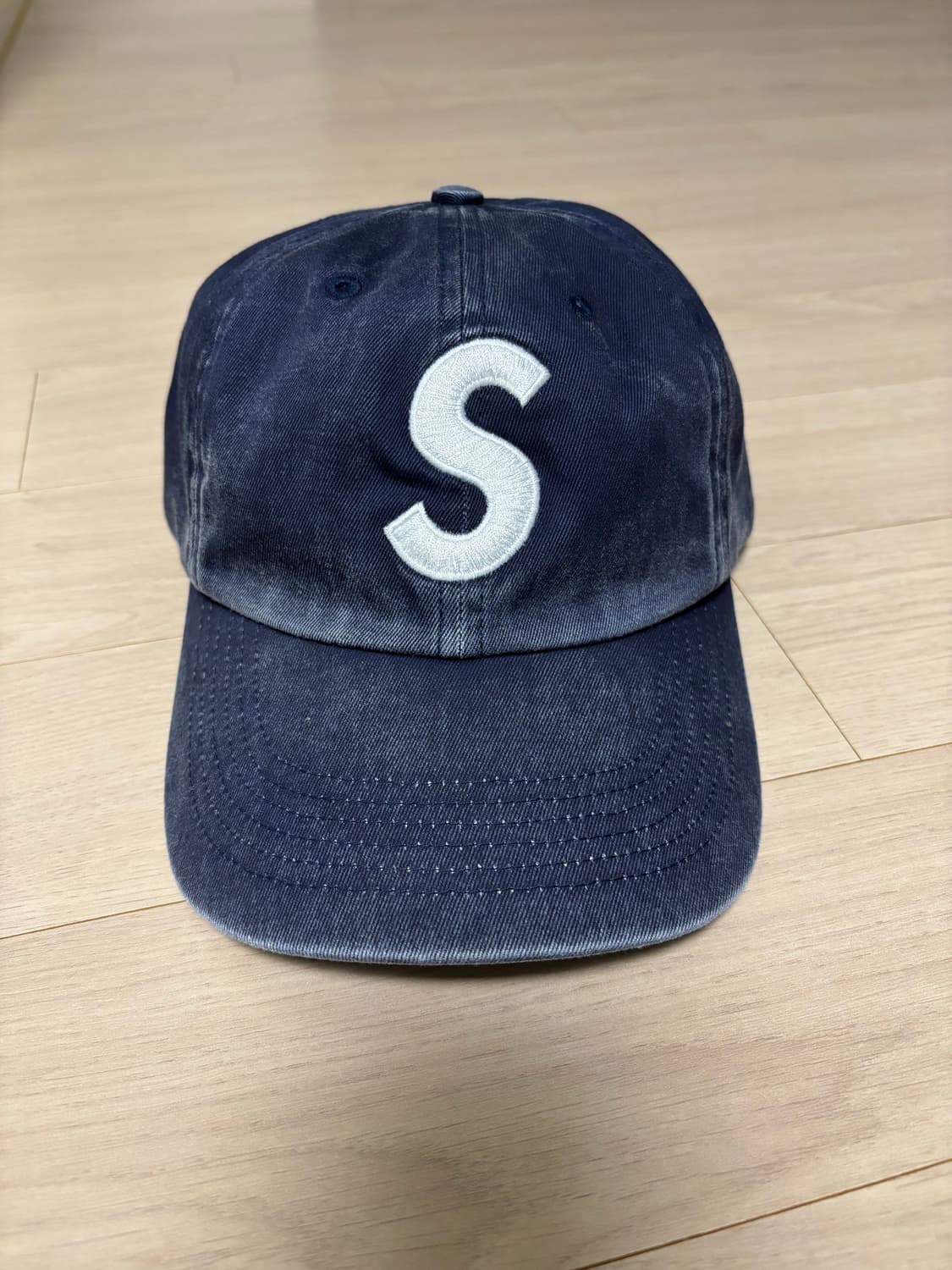 슈프림 S 로고 6패널 캡 네이비 23fw 상품이미지3