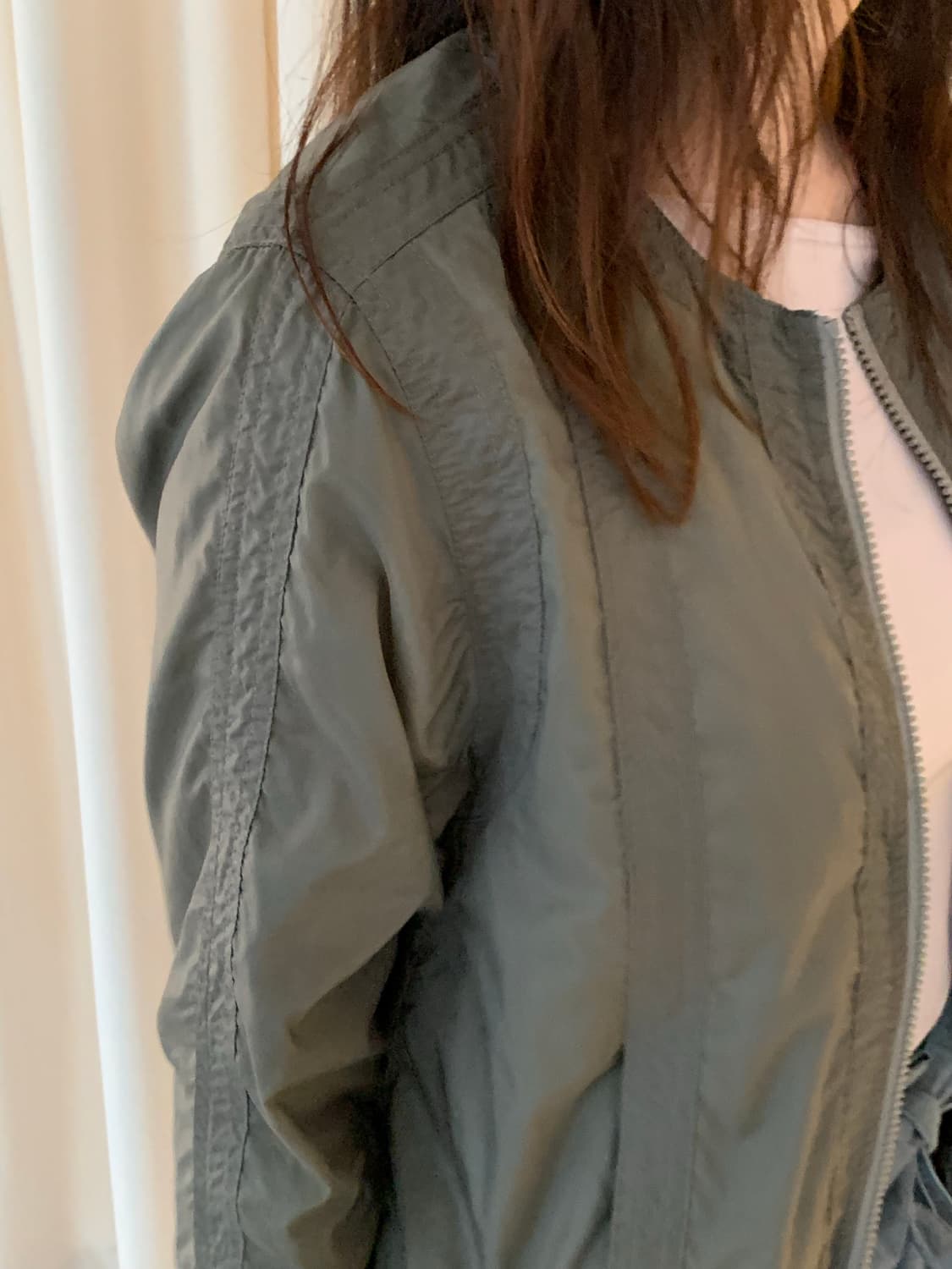 00's "ARMANI JEANS" nylon Jacket 상품이미지5