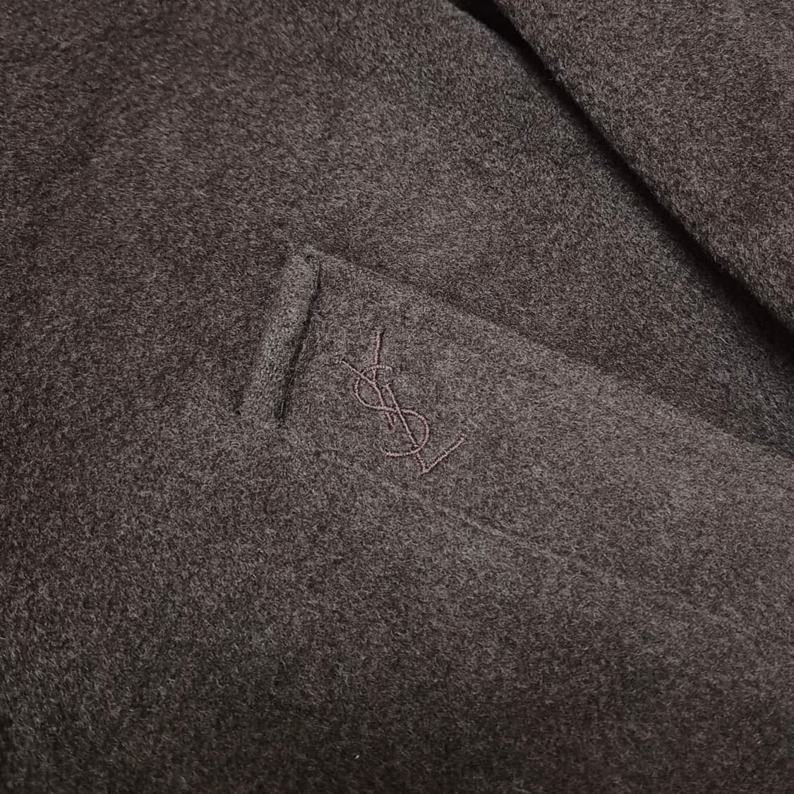 [올드명품🔥] 90s 입생로랑 아카이브 울 블루종 자켓 상품이미지3