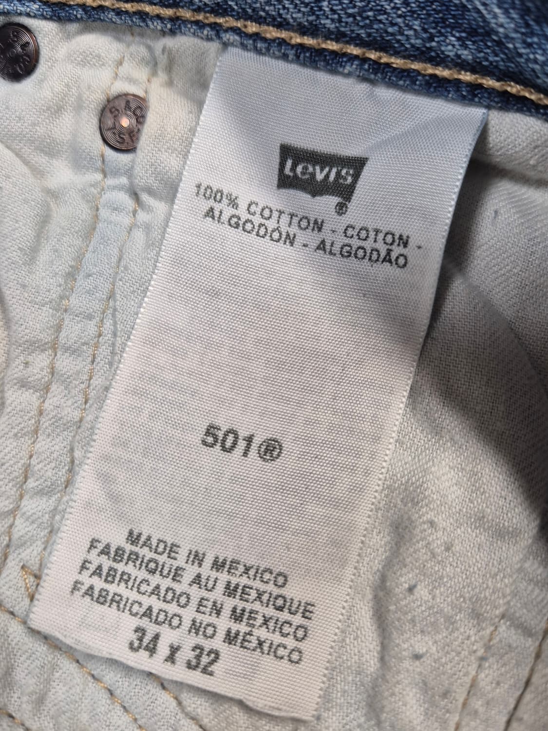 리바이스 501 w34(A24) 상품이미지5