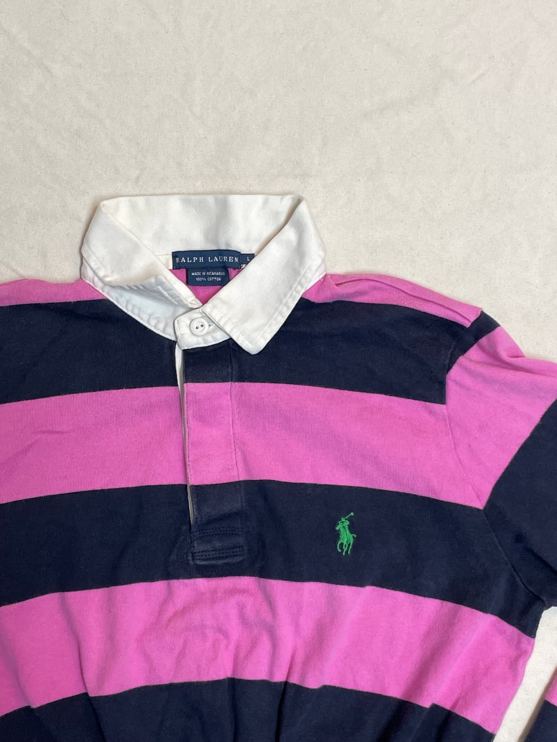 폴로 크롭 럭비셔츠 상품이미지2