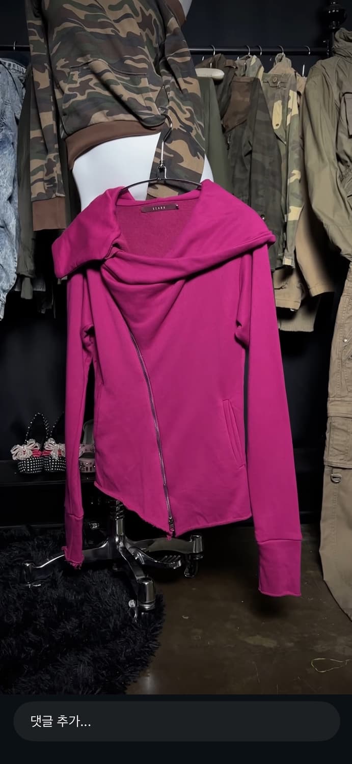 택포 릭맛 릭깔 후드집업 후드 갸루 펑크 와투케 y2k 릭오웬스깔 큐빈 상품이미지2