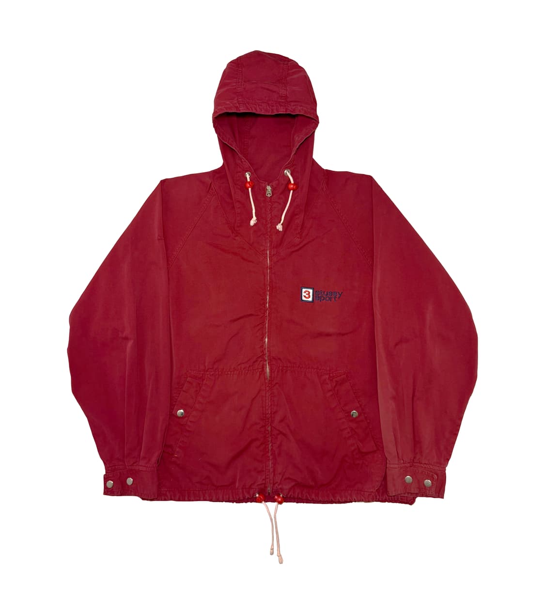 90’s 스투시 스포츠 후드 집업 자켓 상품이미지2