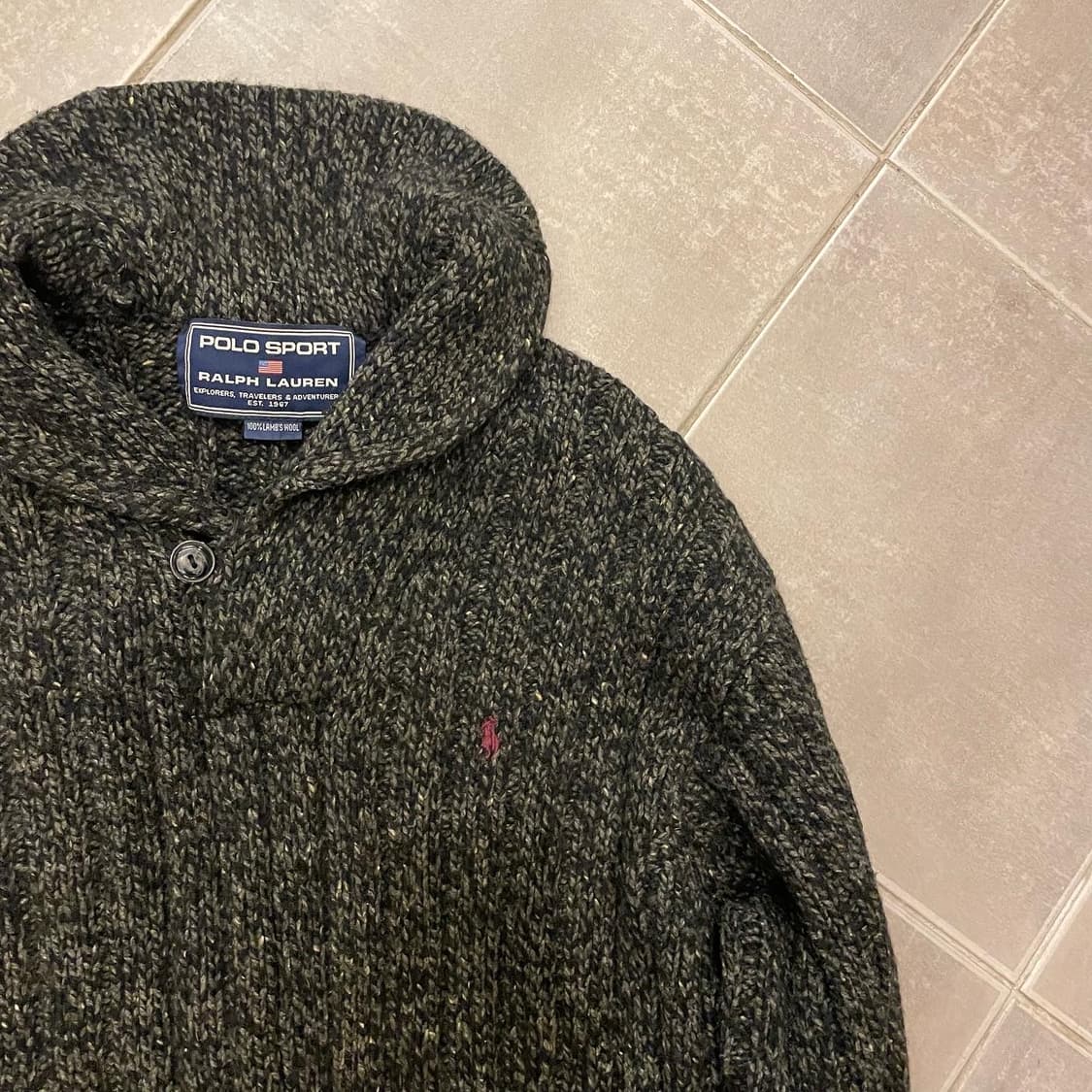 폴로 램스울 니트 상품이미지2