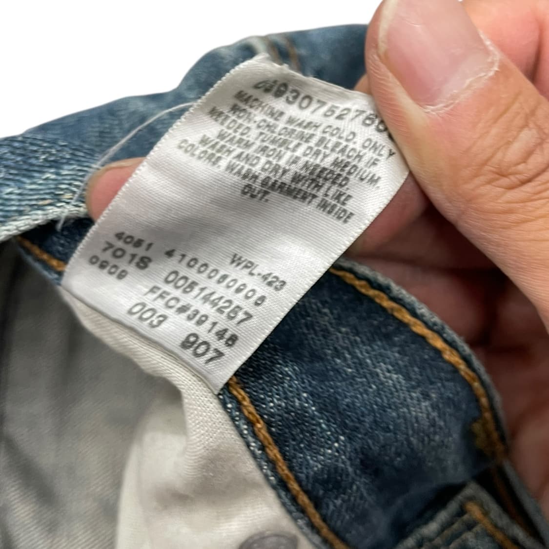00s 리바이스 514 워싱 데님 팬츠 상품이미지7