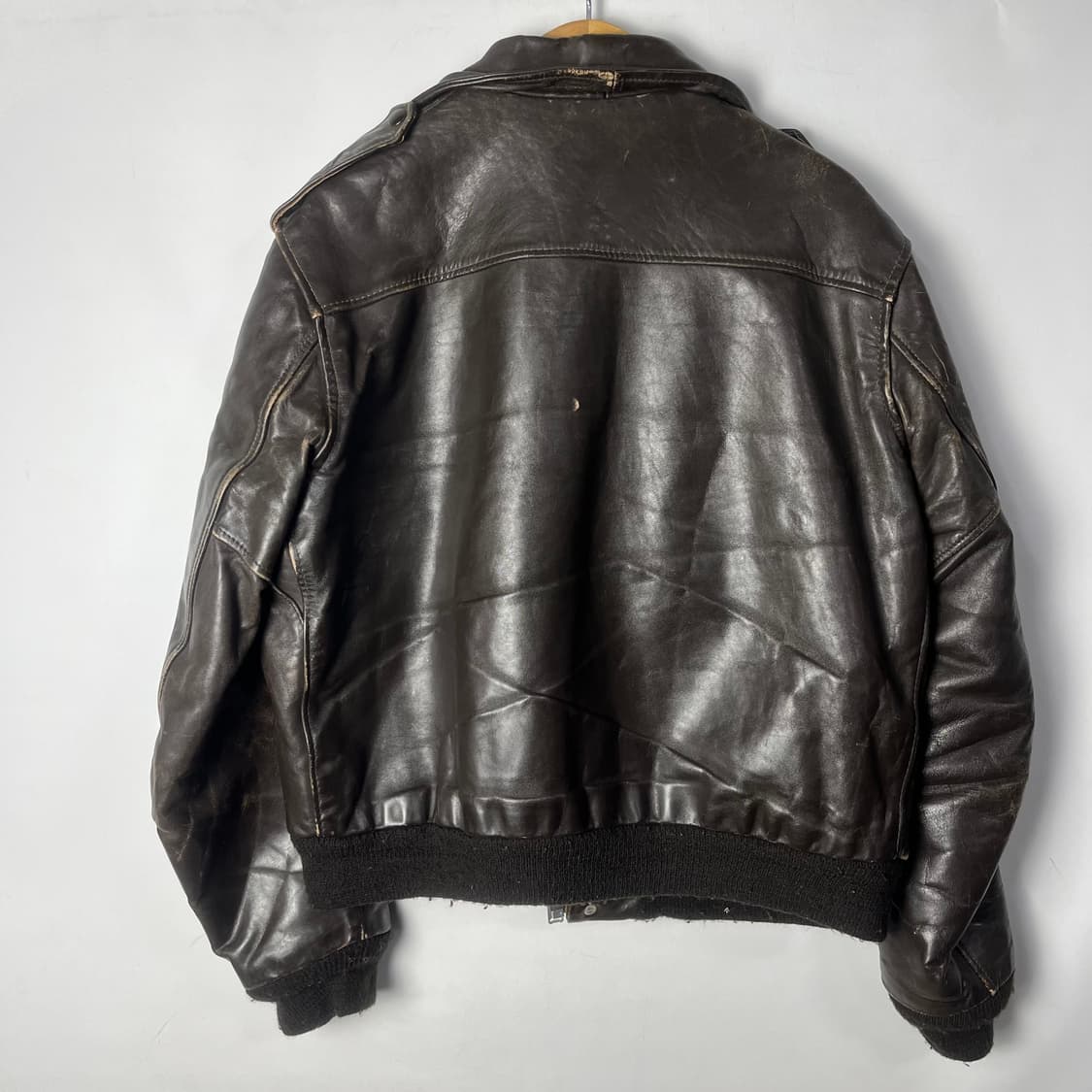 [Military] 80's 밀리터리 A-2 레더자켓 상품이미지2