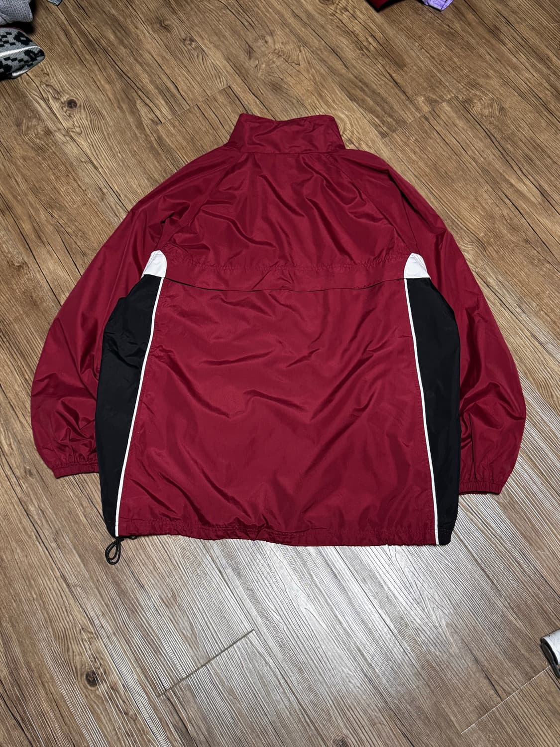 스타터 버건디 올드스쿨 오버핏  매쉬 바람막이 상품이미지3