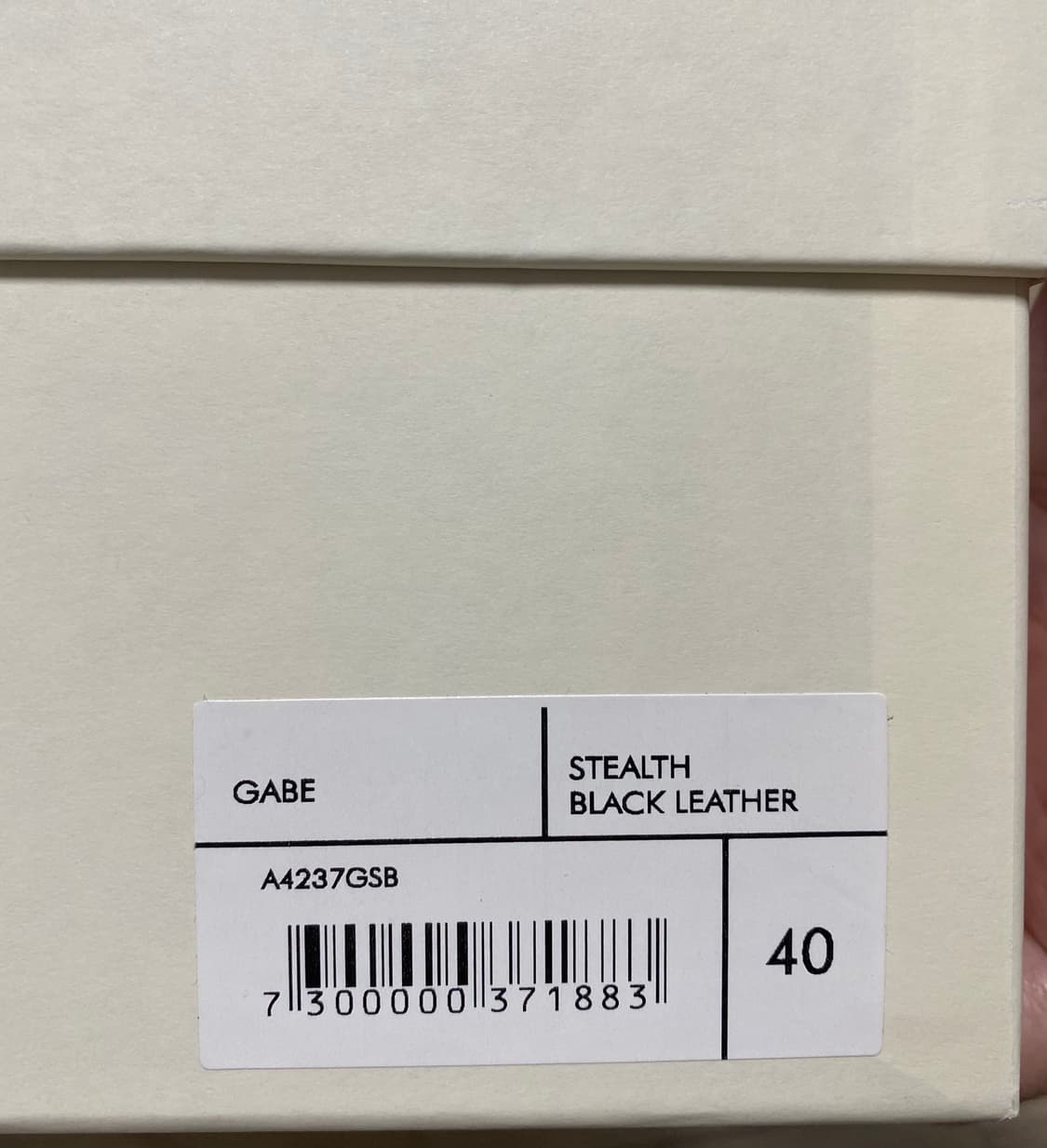 [eu40] 아워레가시 가베 스텔스 블랙 레더 상품이미지9