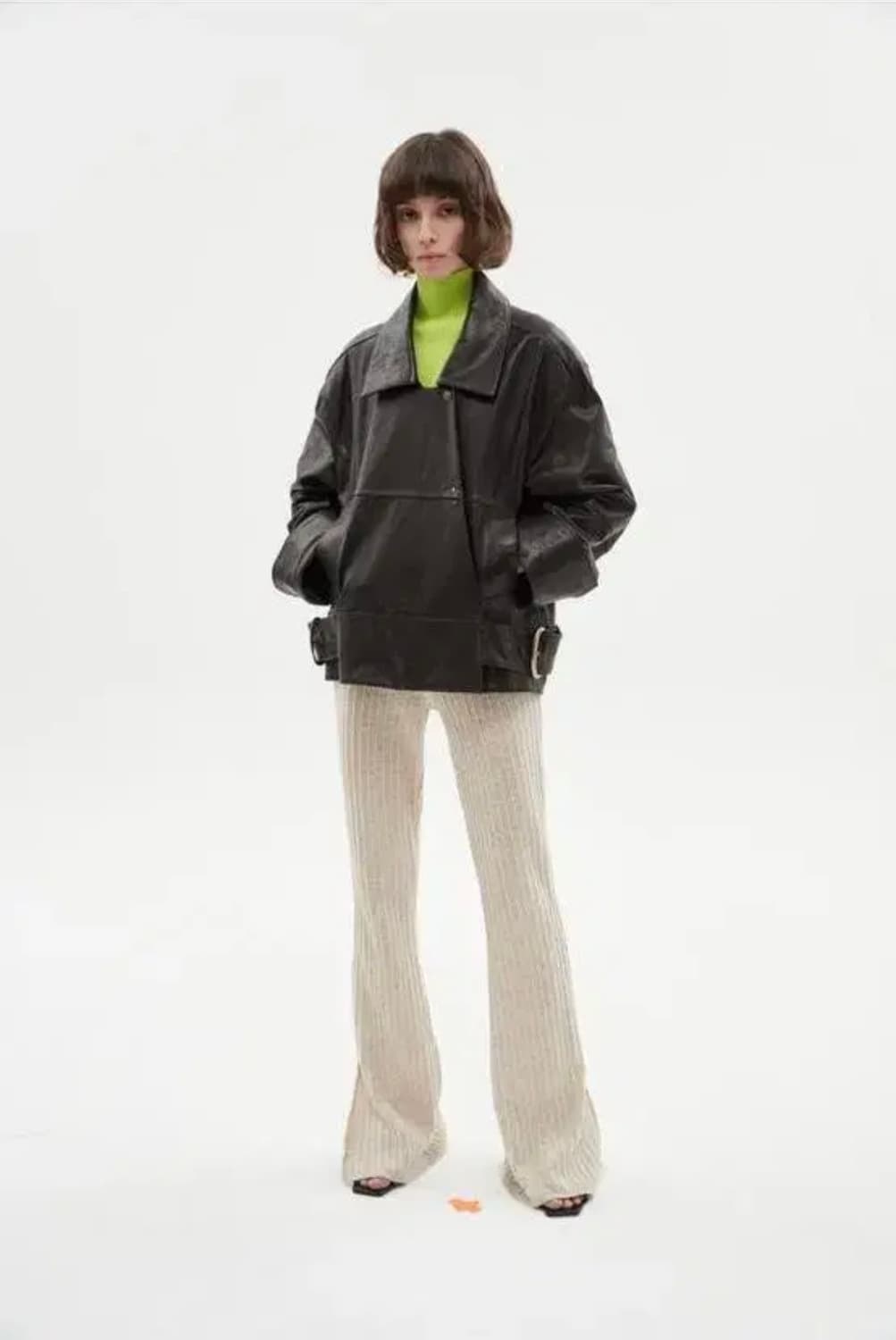 앤더슨벨 올드 스트릿 레더자켓 블랙S(2020F/W) 상품이미지10