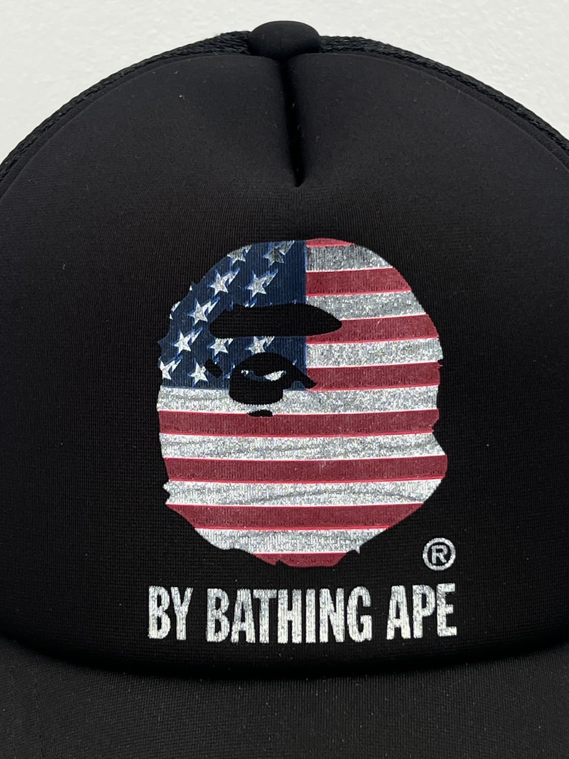 베이프 성조기 빅사루 메쉬캡 상품이미지9