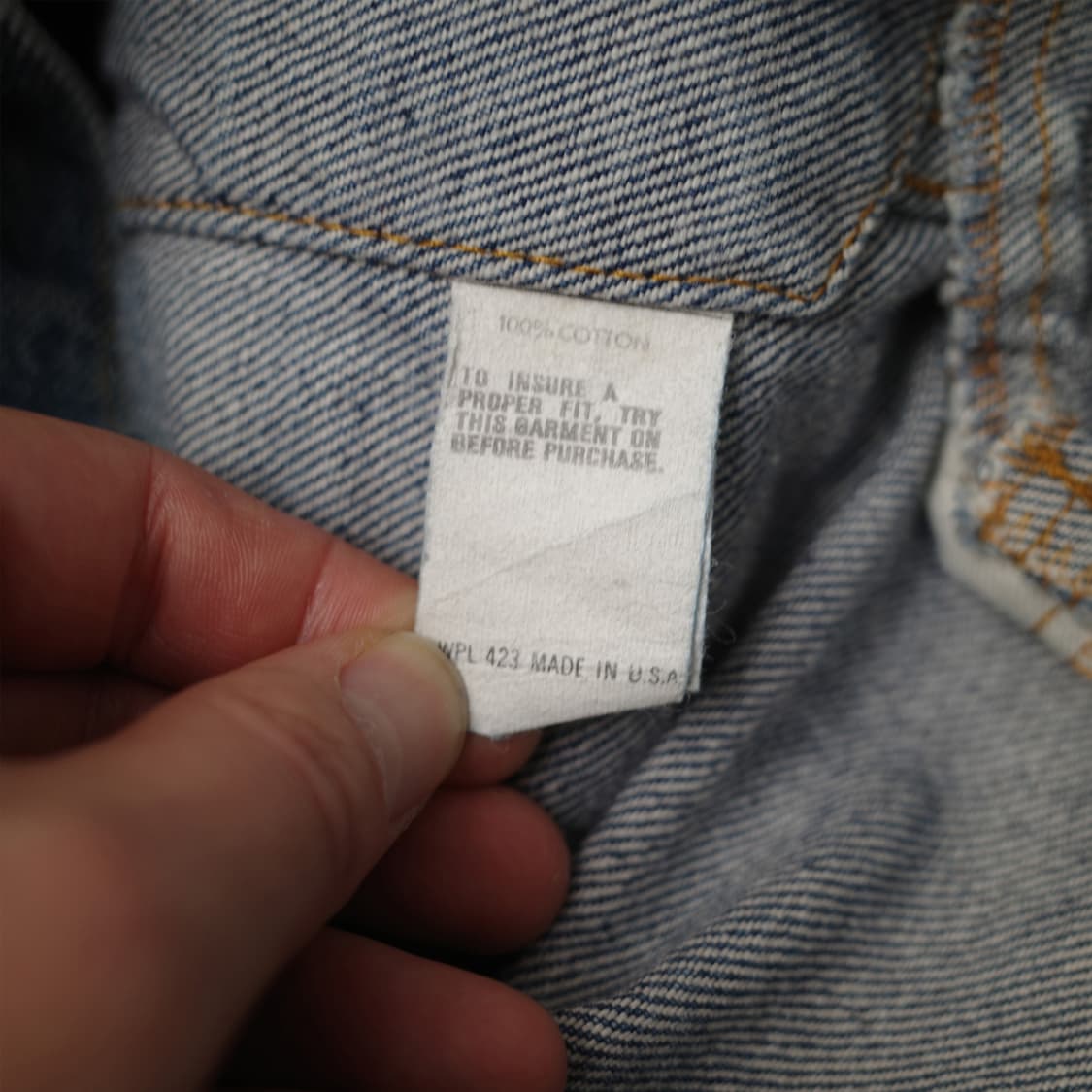 1980's Levi's 70506 “Picker City” Jacket 상품이미지5