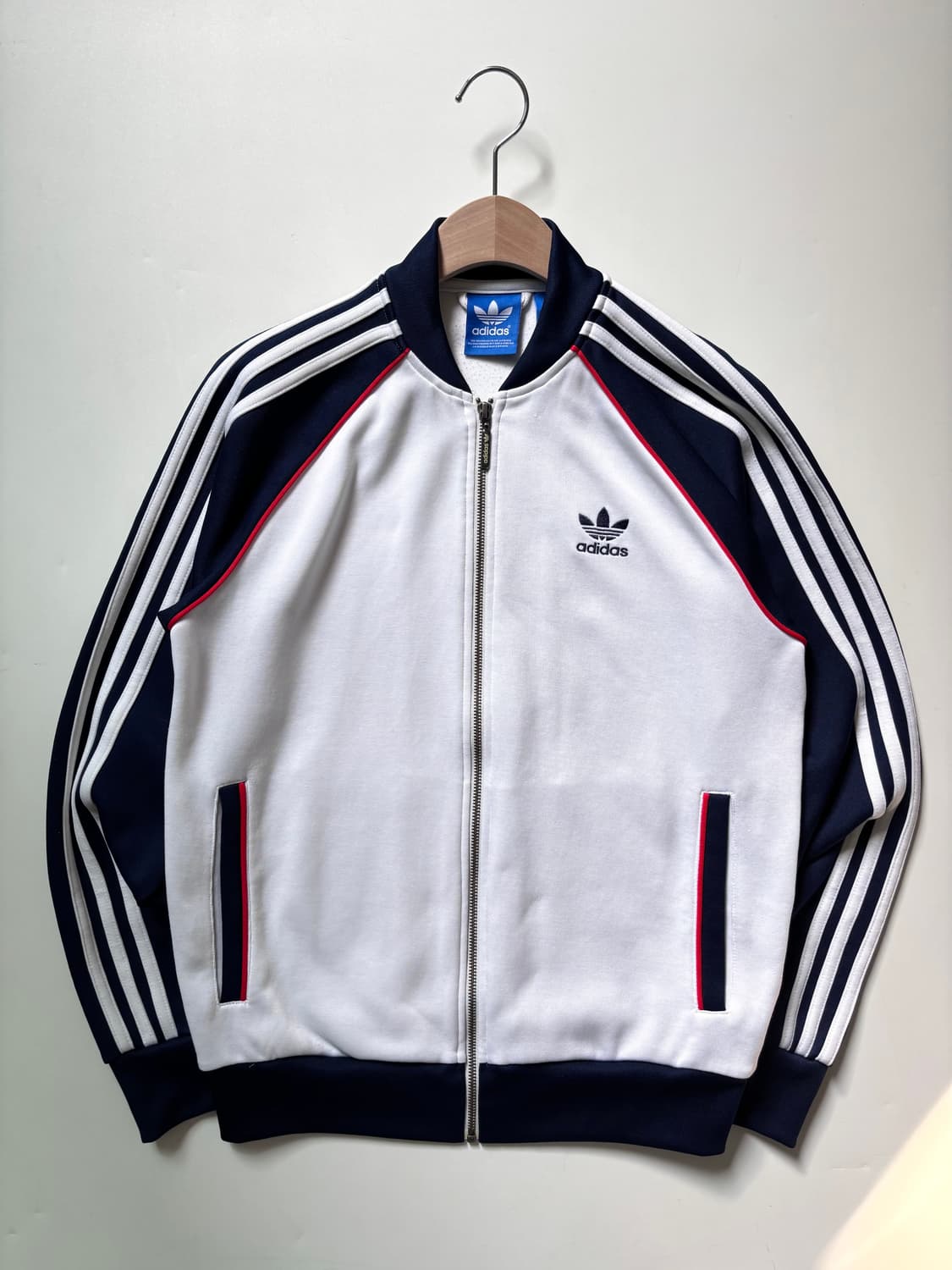 Adidas 아디다스 슈퍼스타 화이트 네이비 유넥 져지 상품이미지5