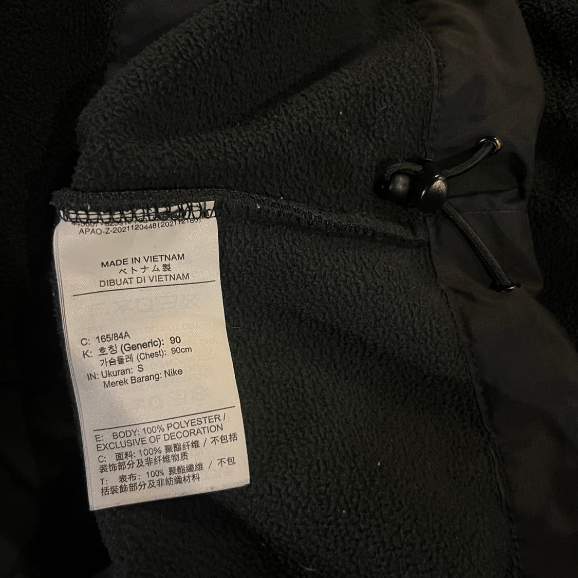 나이키 플리스 맨투맨 블랙 상품이미지8