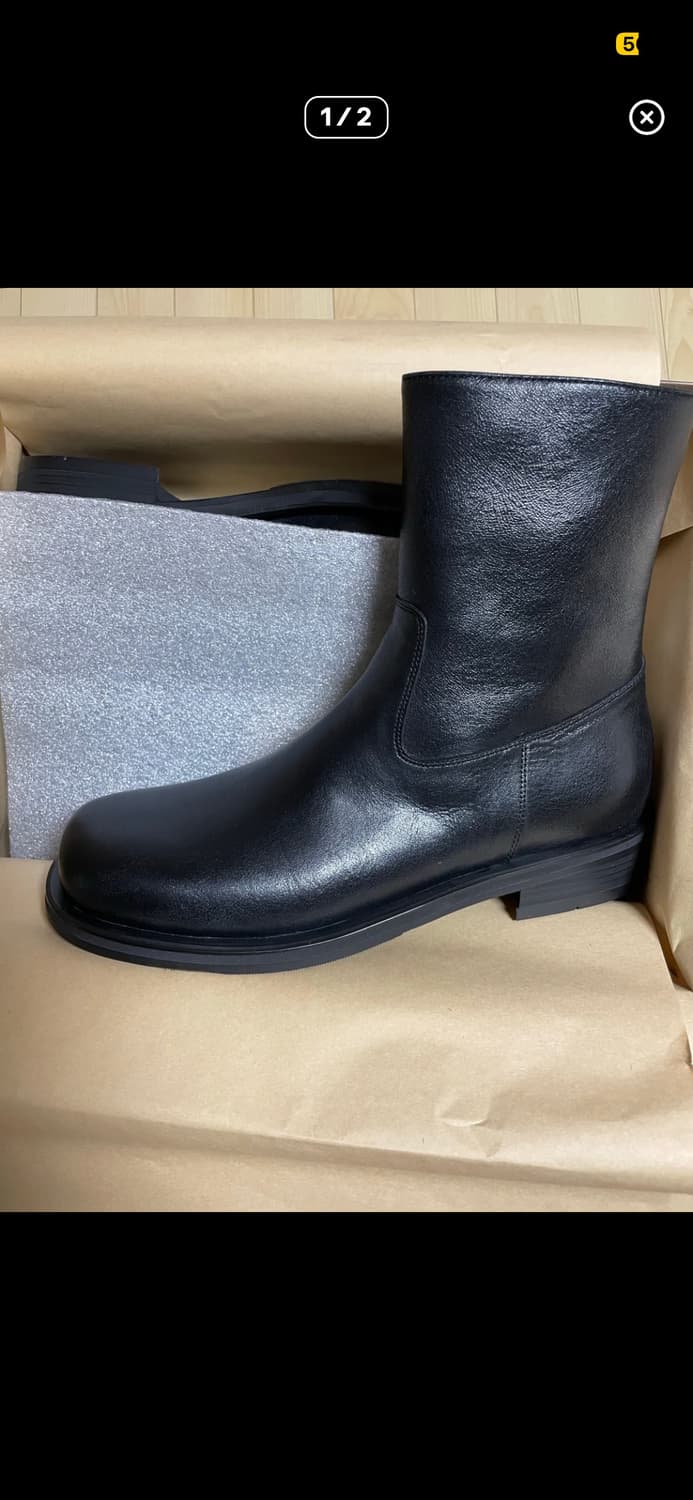 Mmrb 크랙부츠 블랙 280 새상품 상품이미지1