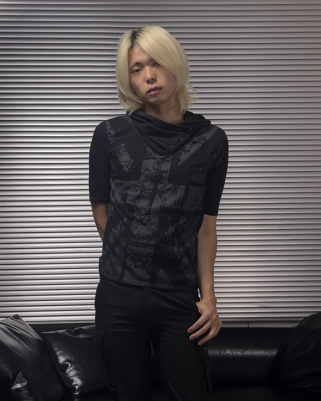 {Space Opera} Union Jack HighNeck Hoodie 상품이미지1