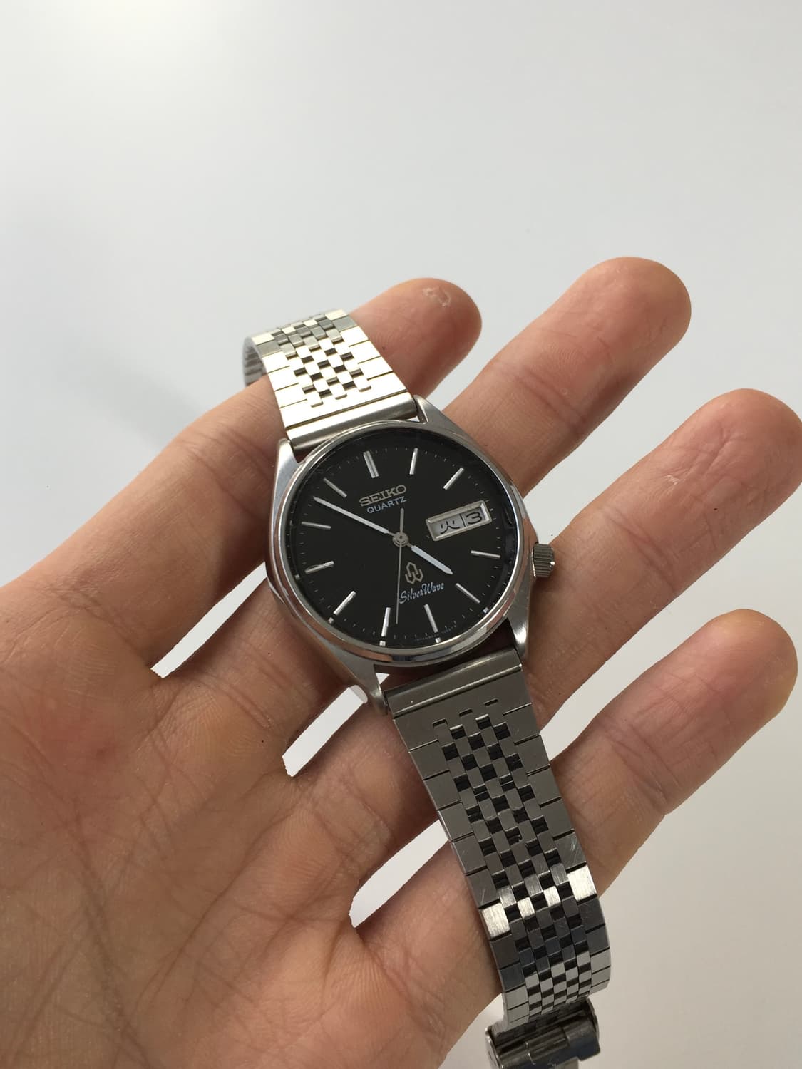 80s seiko silver wave black dial (ver.2) 상품이미지3