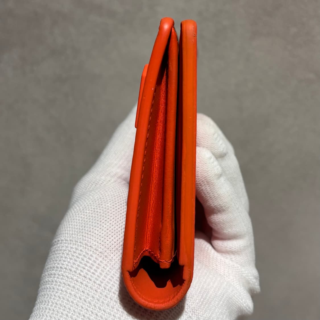 A+ OS 루이비통 에어로그램 장지갑 오렌지 상품이미지4