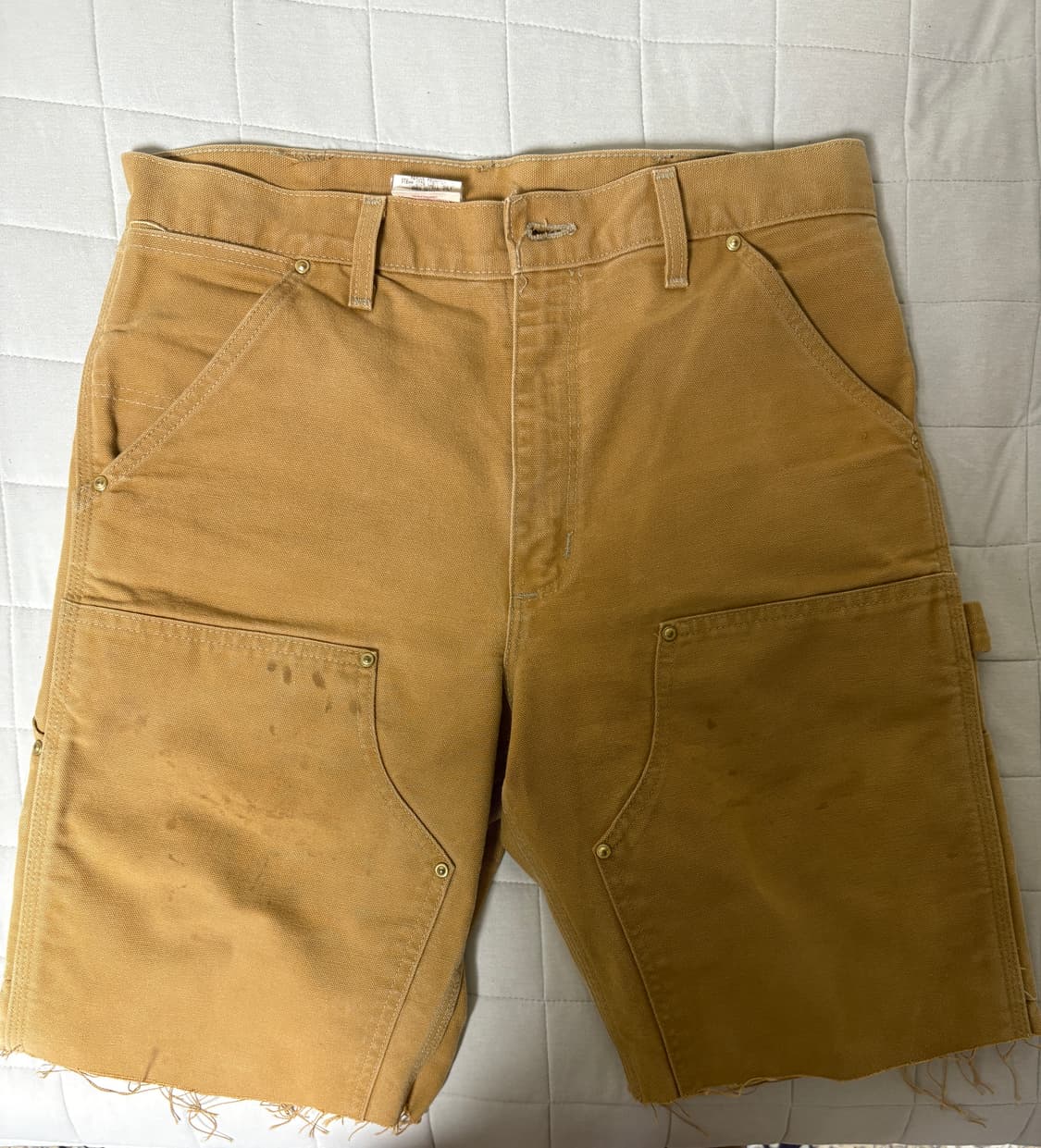 90's Carhartt B01 BRN Double Knee Shorts 상품이미지2