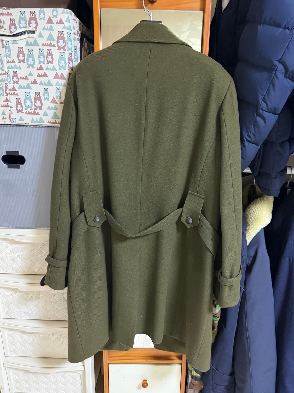 Burberry 버버리 프로섬 올리브 울 더블 코트 52 (105-110 상품이미지2