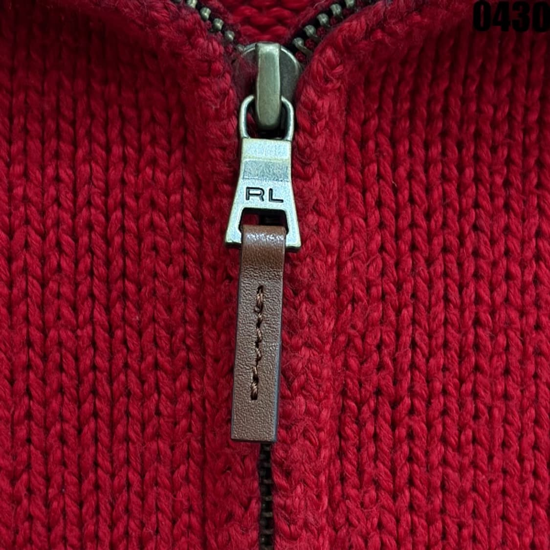 폴로 랄프로렌 하프집업 니트 스웨터 L 0430 상품이미지5