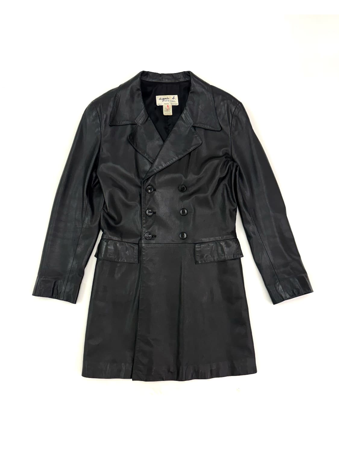 Agnes B. Special Double Leather Coat/ 1 상품이미지1