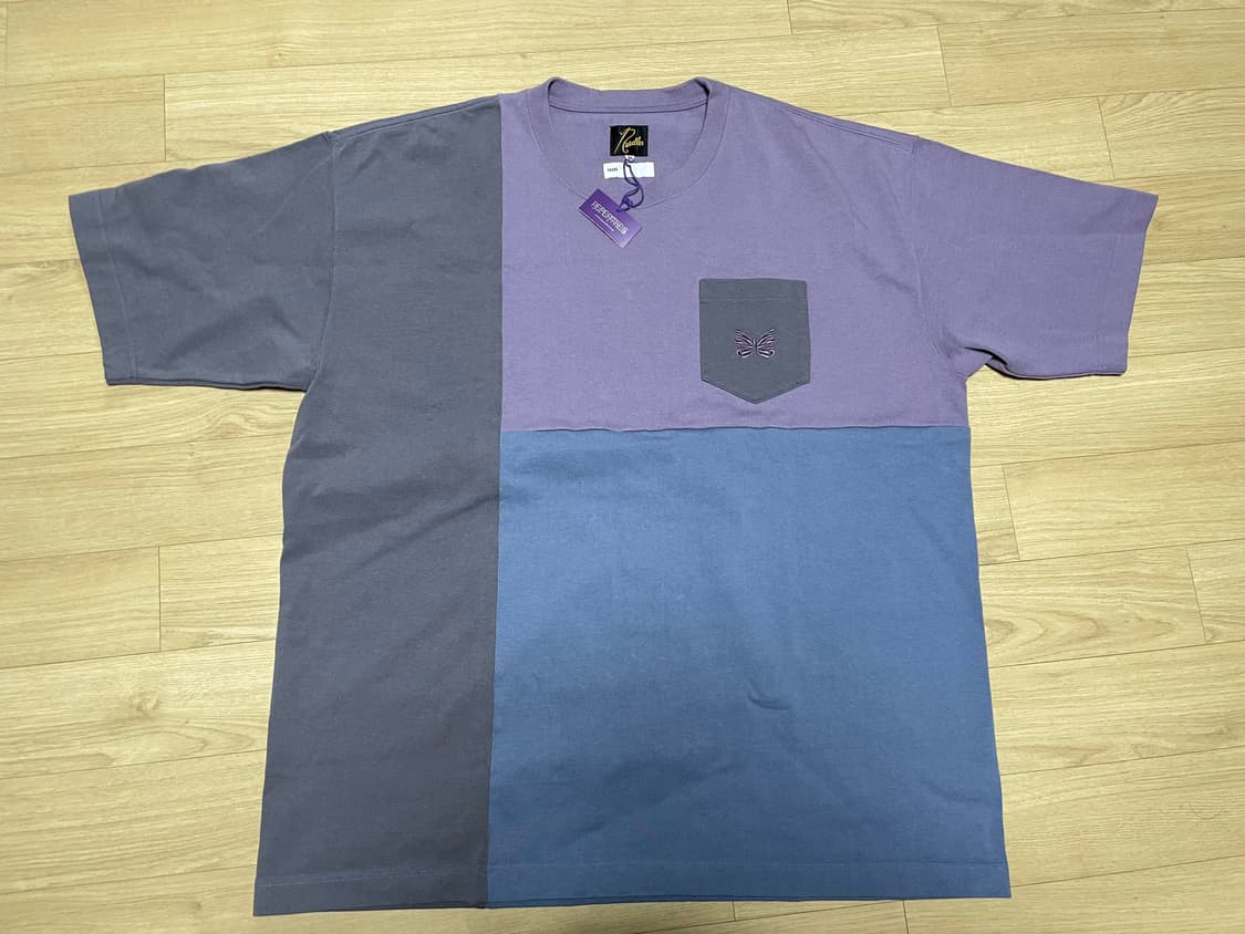 니들스 NEEDLES x TS(S) 3Color Block Tee 상품이미지1