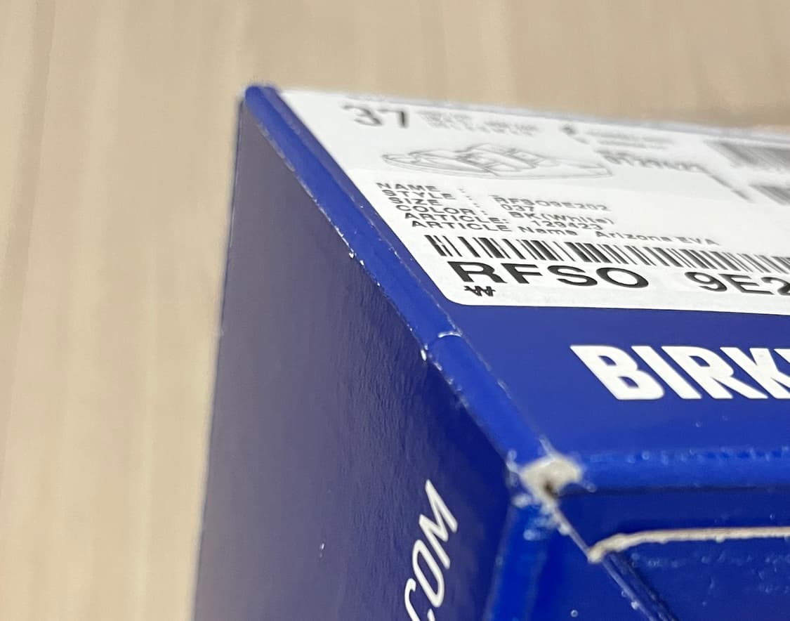 버켄스탁 정품 아리조나 EVA 블랙 37싸이즈(240) 네로우(새상품) 상품이미지10