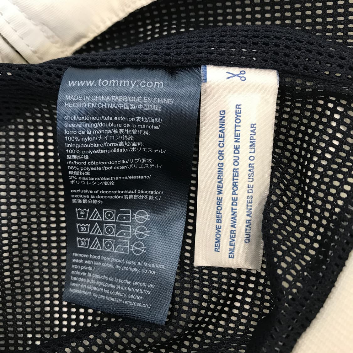 타미힐피거 화이트 바람막이자켓 [M] 상품이미지7