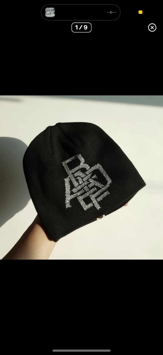 bape silver logo beanie 상품이미지1