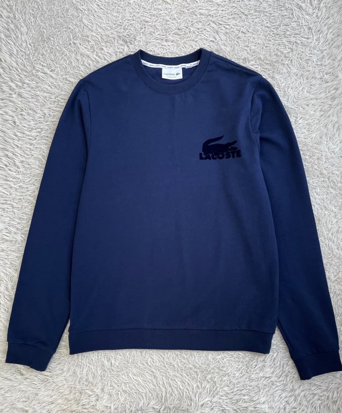 라코스테 슬림핏 맨투맨/#551 상품이미지1