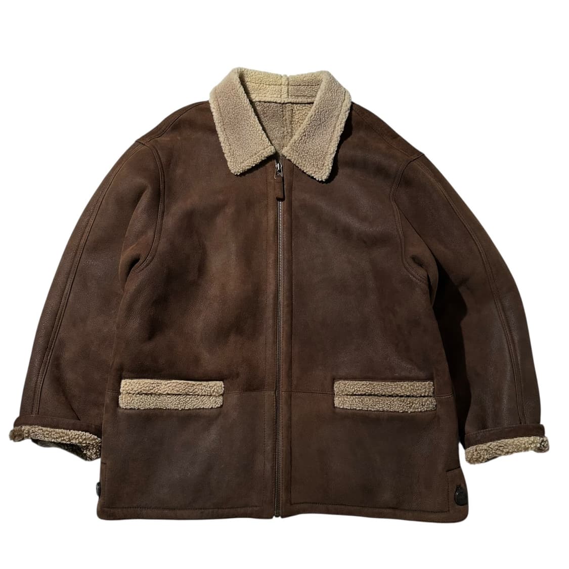 Finlandia 램스킨 시어링 싱글 무스탕 자켓 상품이미지1