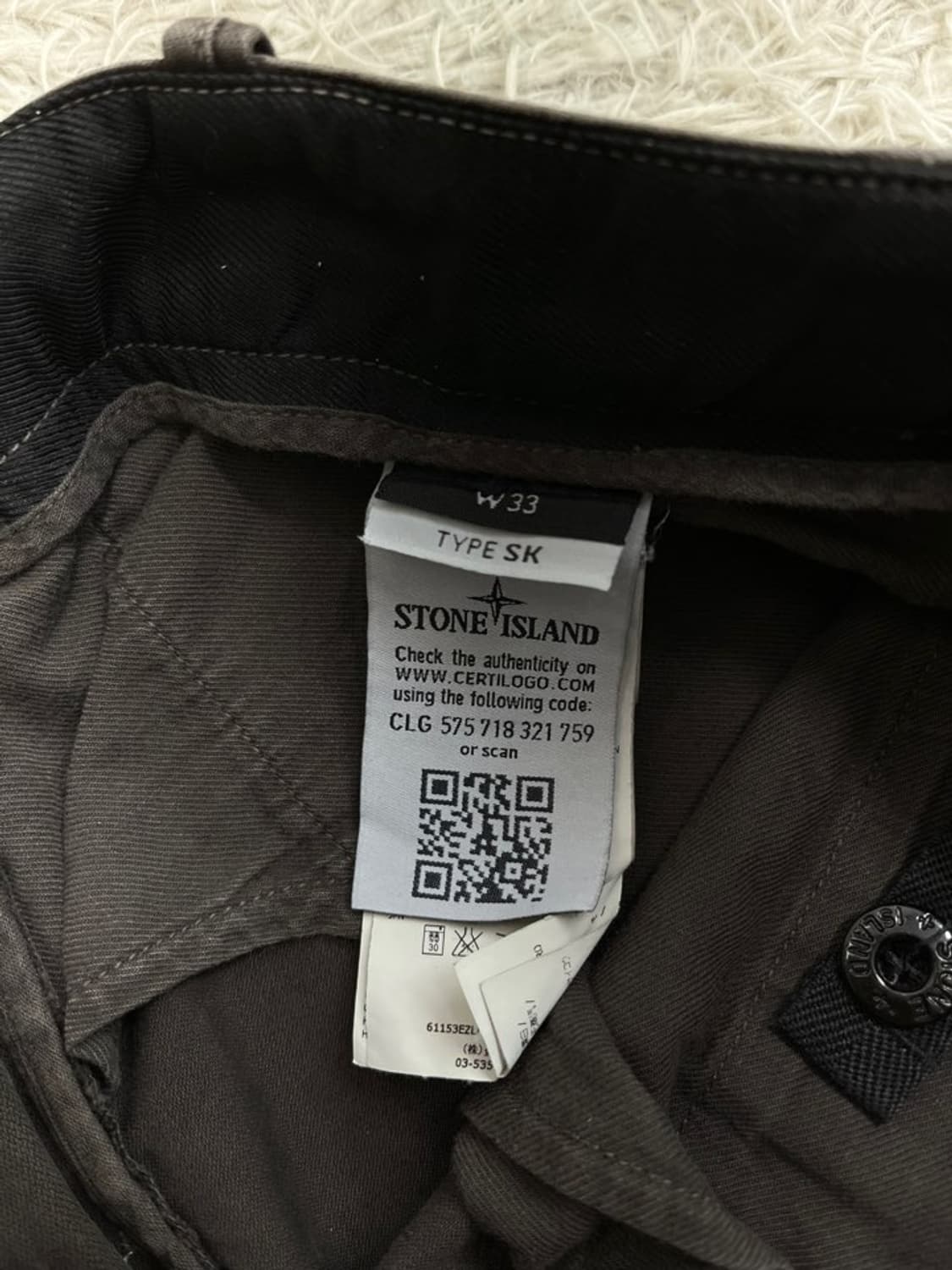 스톤 아일랜드 카고 팬츠/#522 상품이미지5