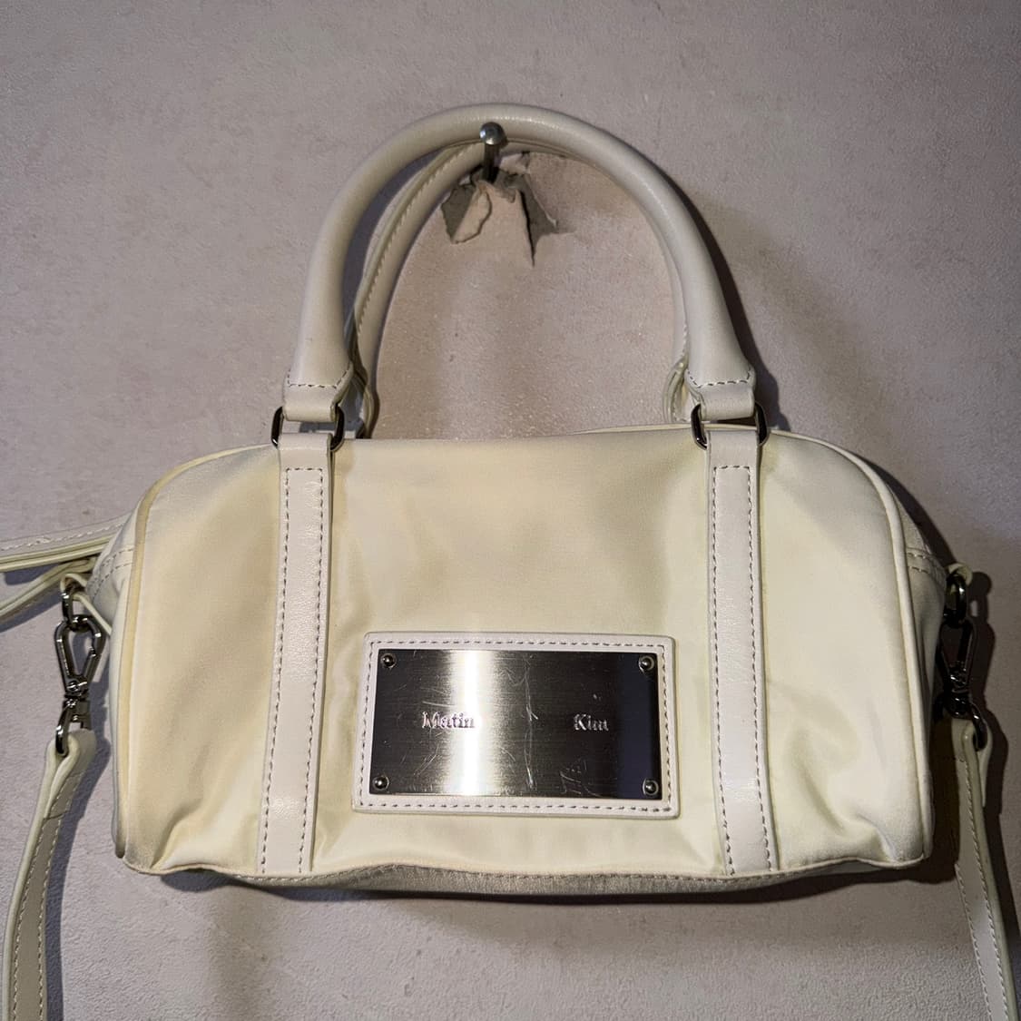 마뗑킴 베이비스포티 토트&크로스백 미니 아이보리 상품이미지3