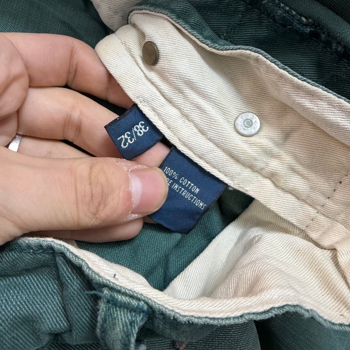 폴로 랄프로렌 디스트레스드 패치워크 치노 팬츠 상품이미지8