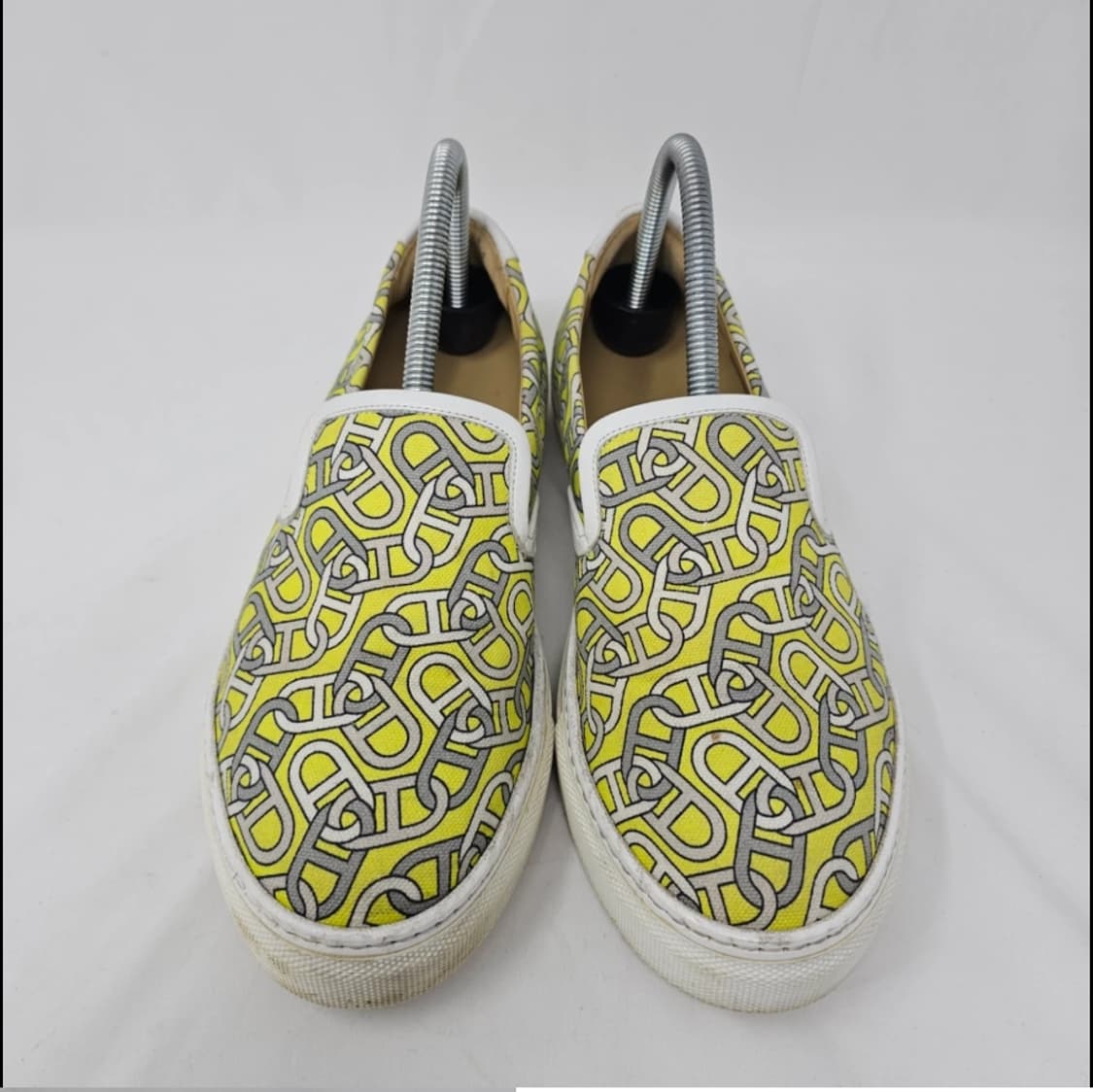 정품 에르메스 옐로우 패턴 슬립온 40 상품이미지1