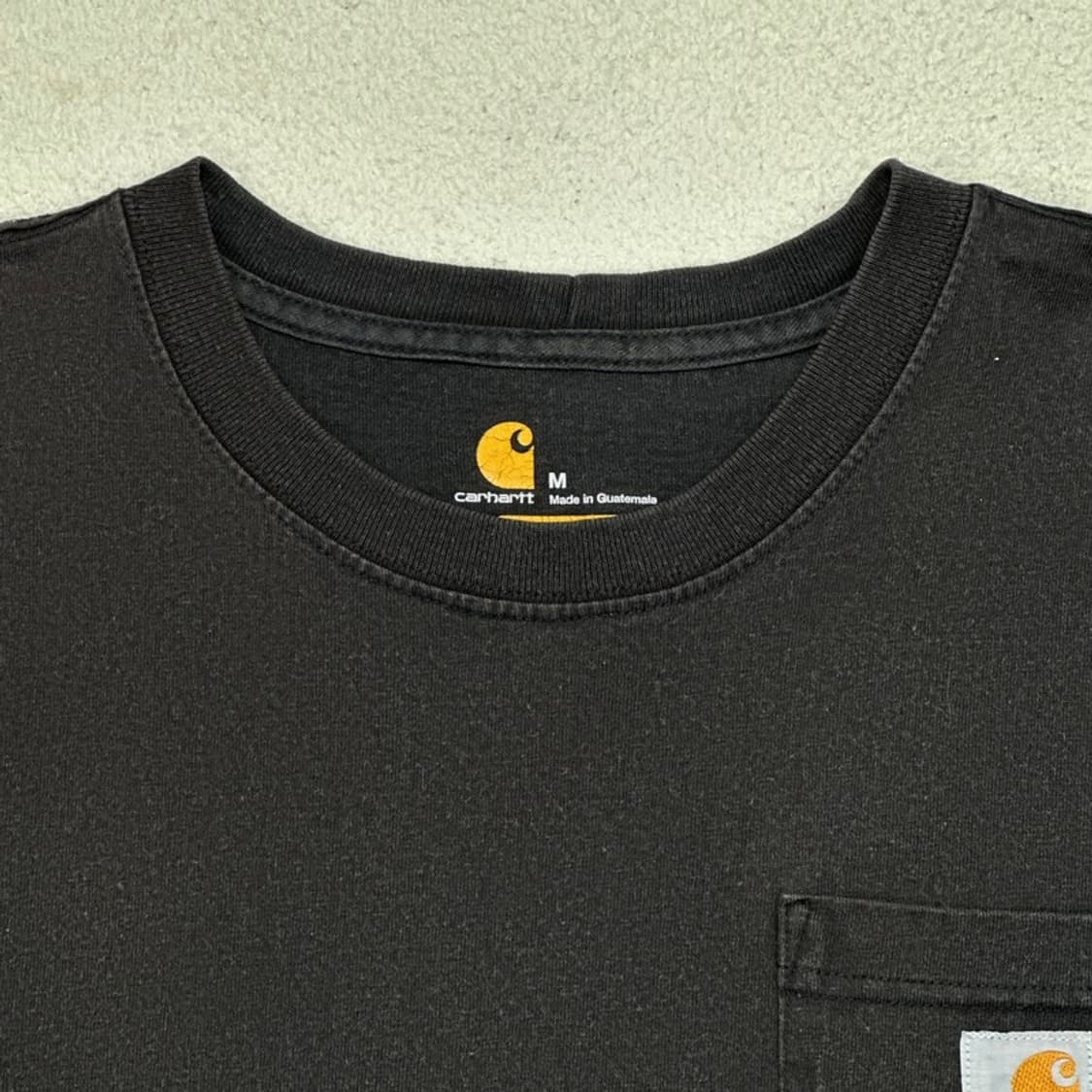 CARHARTT 블랙 포켓반팔 M 상품이미지2