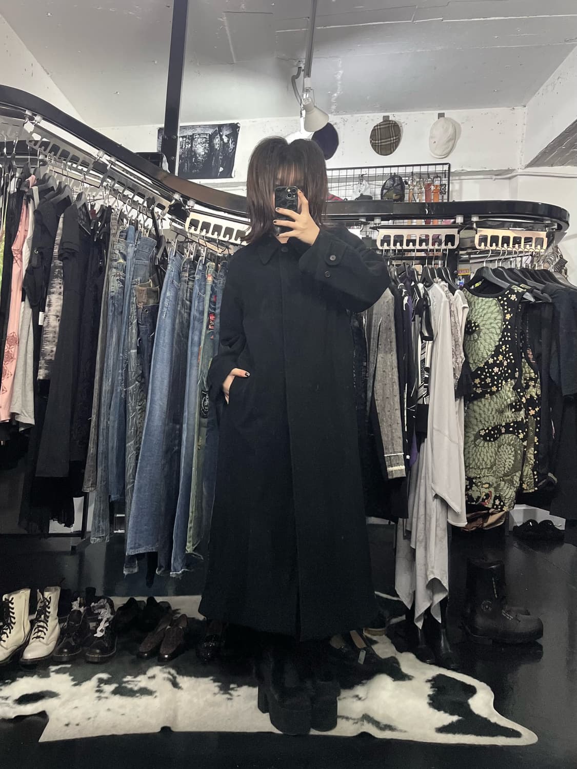 아르마니 맥시 코트 상품이미지2