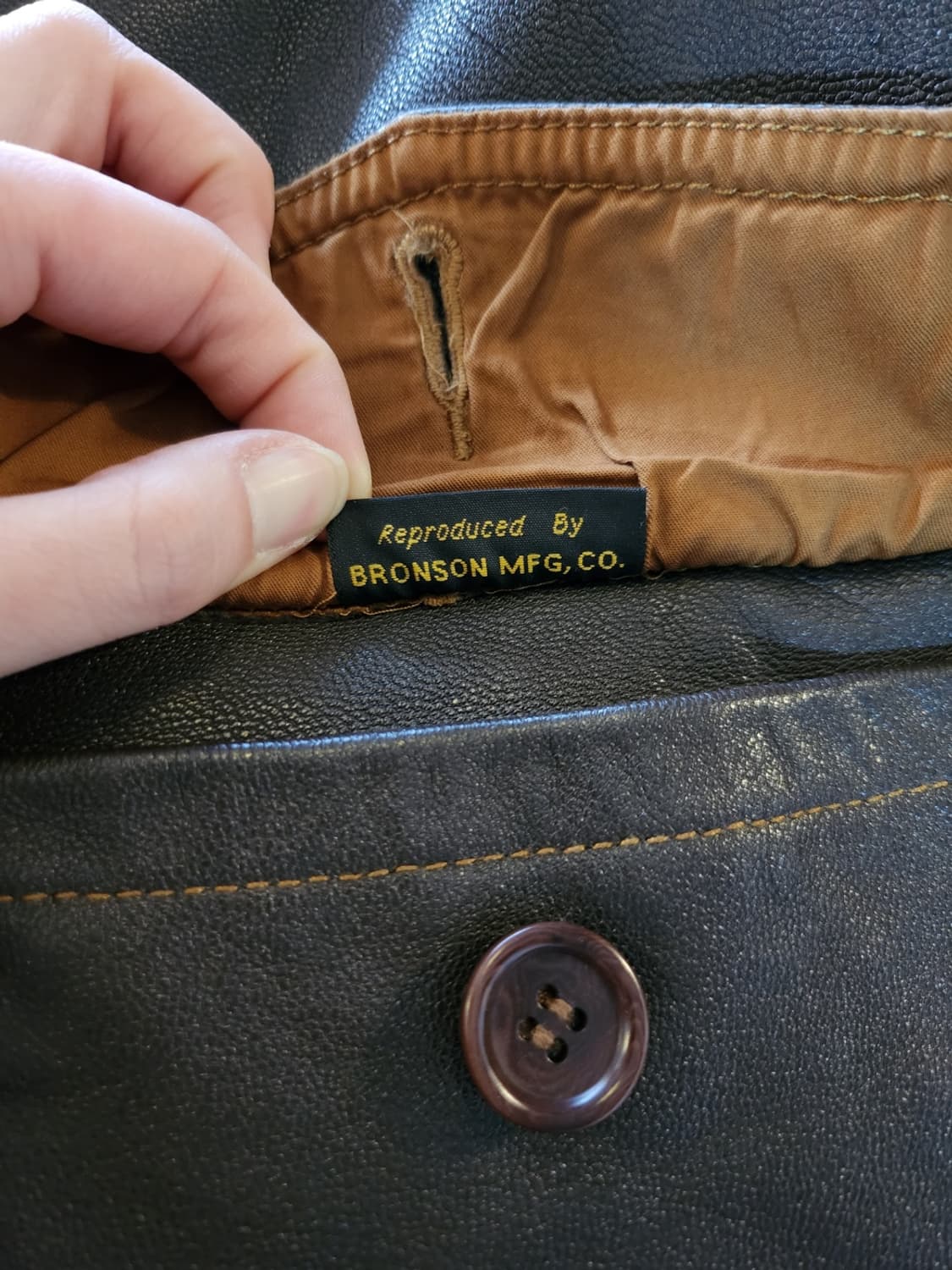 브론슨 Type A-1 레더 플라이트 가죽 자켓 상품이미지4